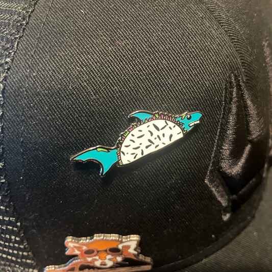 Taco Shark Hard Enamel Pin