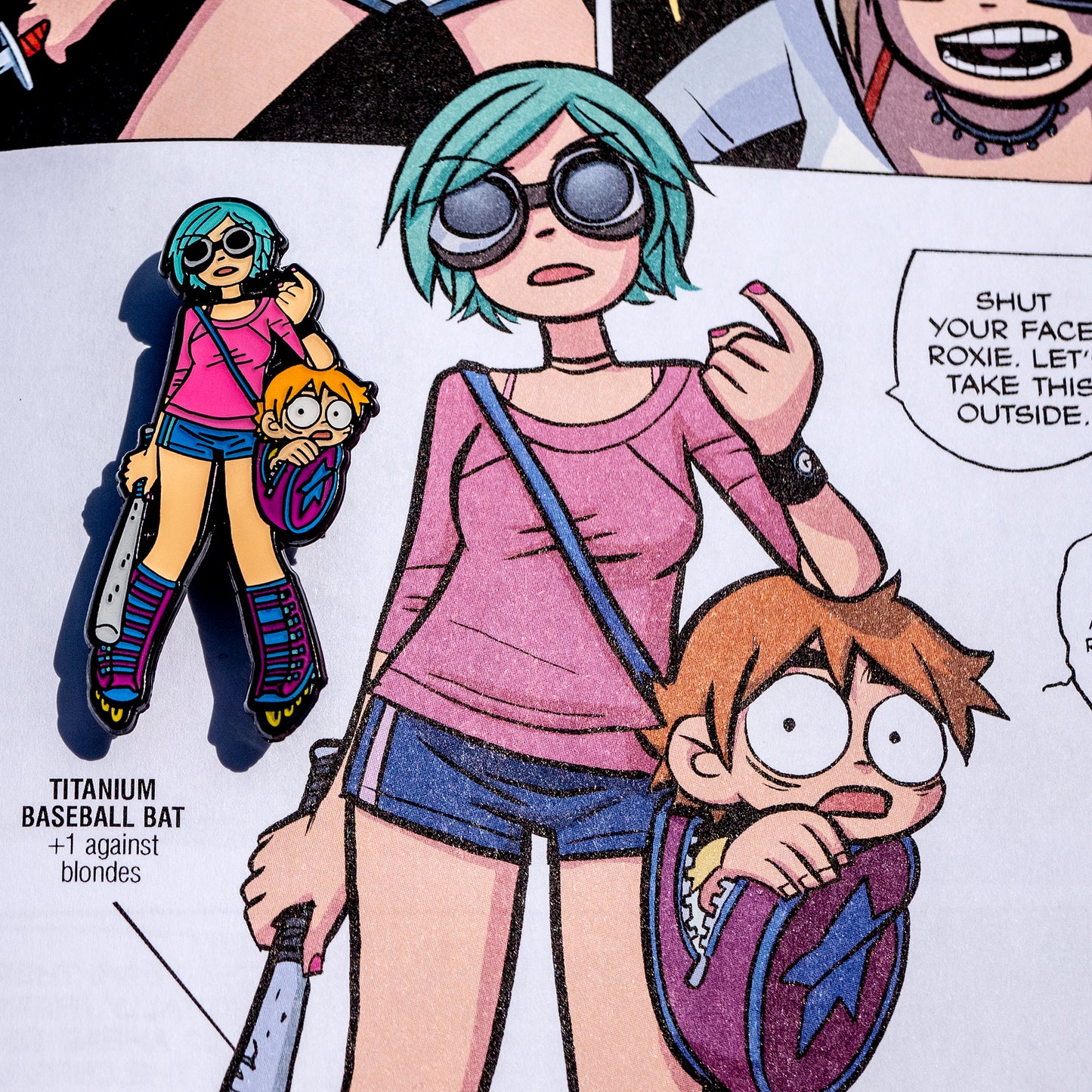 Battle Ramona W/Purse Scott Pin (Blue Hair Edition)