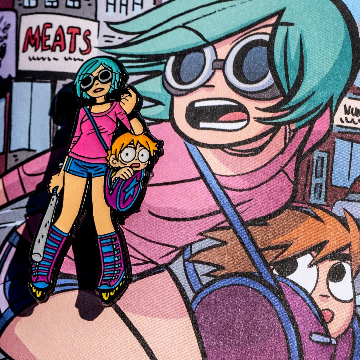 Battle Ramona W/Purse Scott Pin (Blue Hair Edition)