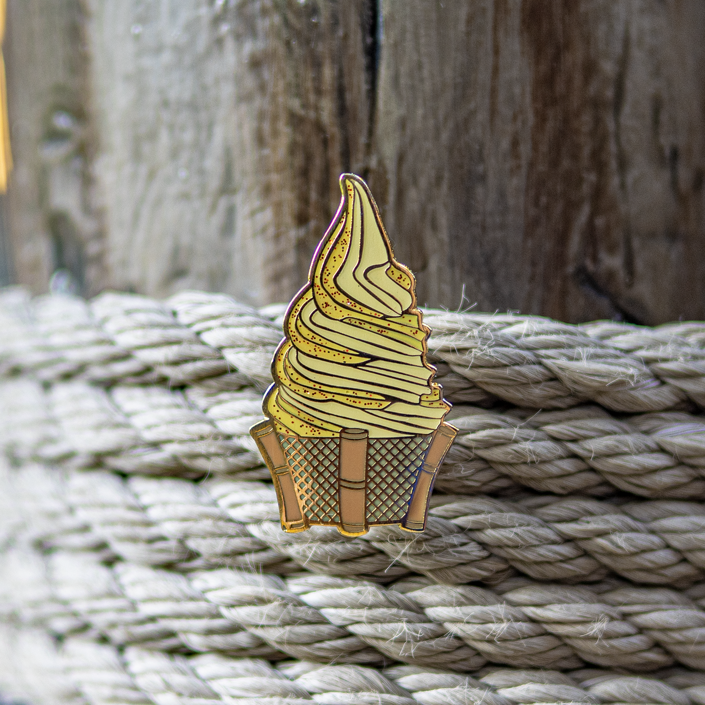 Pineapple Tiki Whip Pin (Red Glitter Chili Lime Powder Variant)