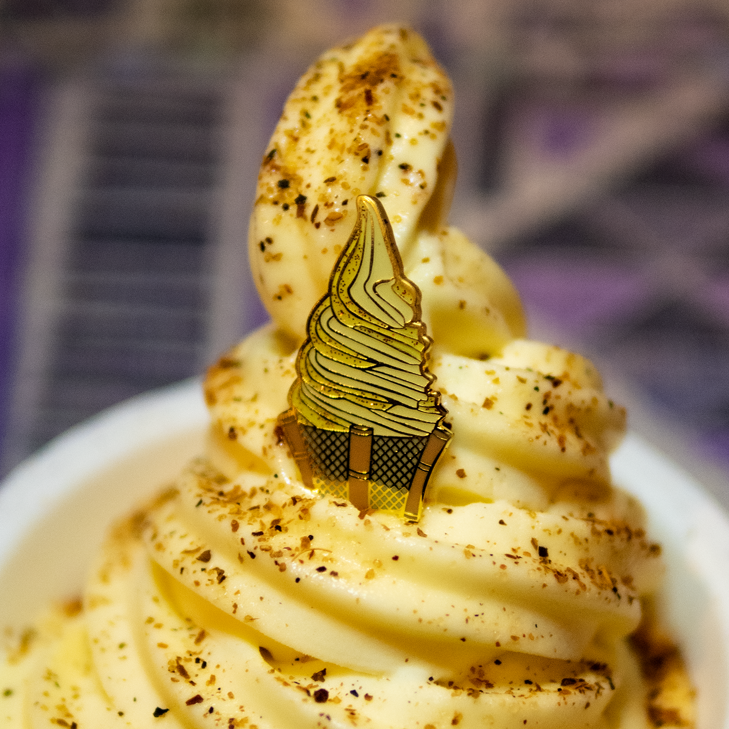 Pineapple Tiki Whip Pin (Red Glitter Chili Lime Powder Variant)