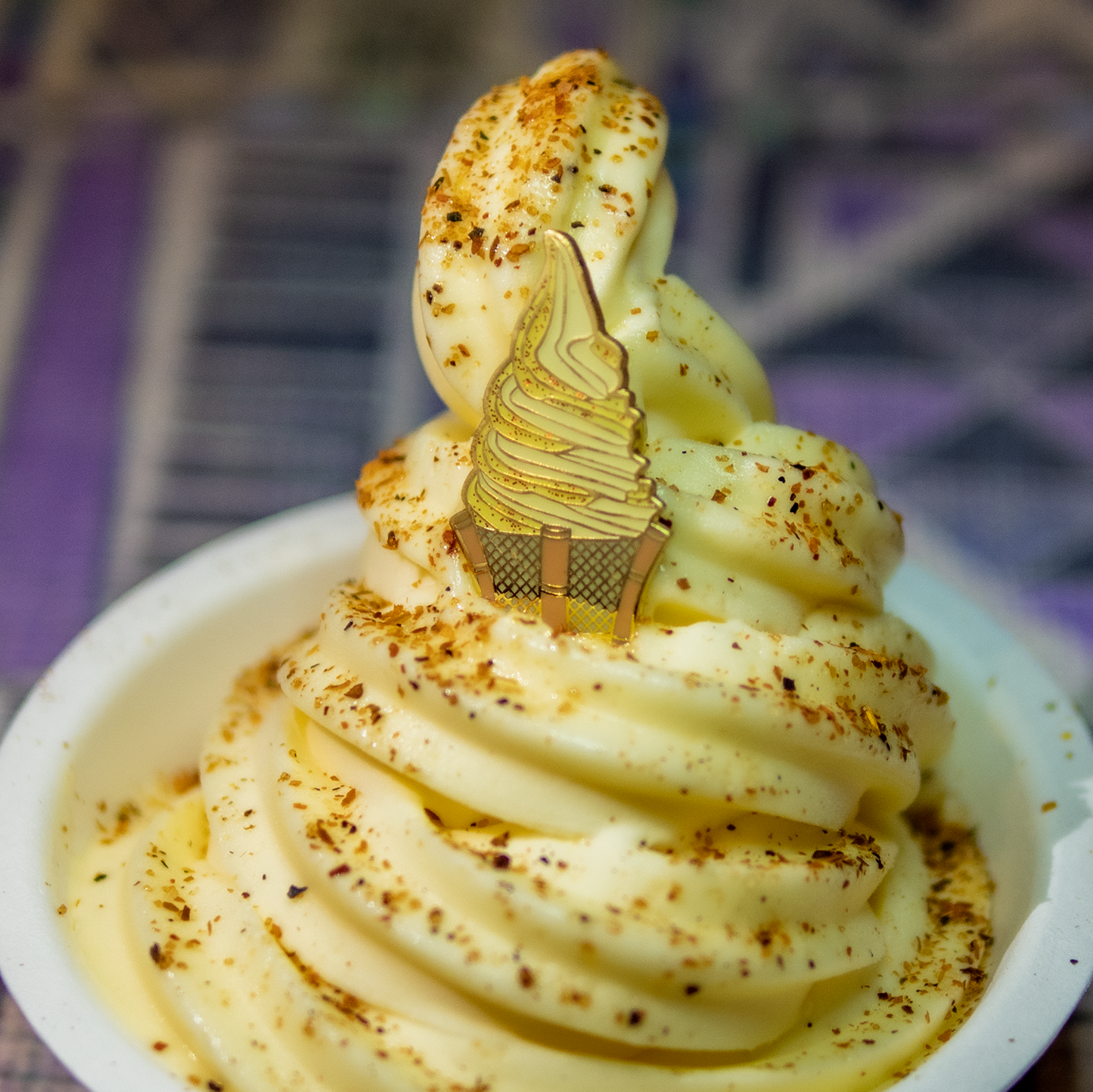 Pineapple Tiki Whip Pin (Red Glitter Chili Lime Powder Variant)