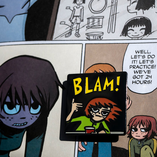 KimBLAM! Hard Enamel Pin (Green Version)