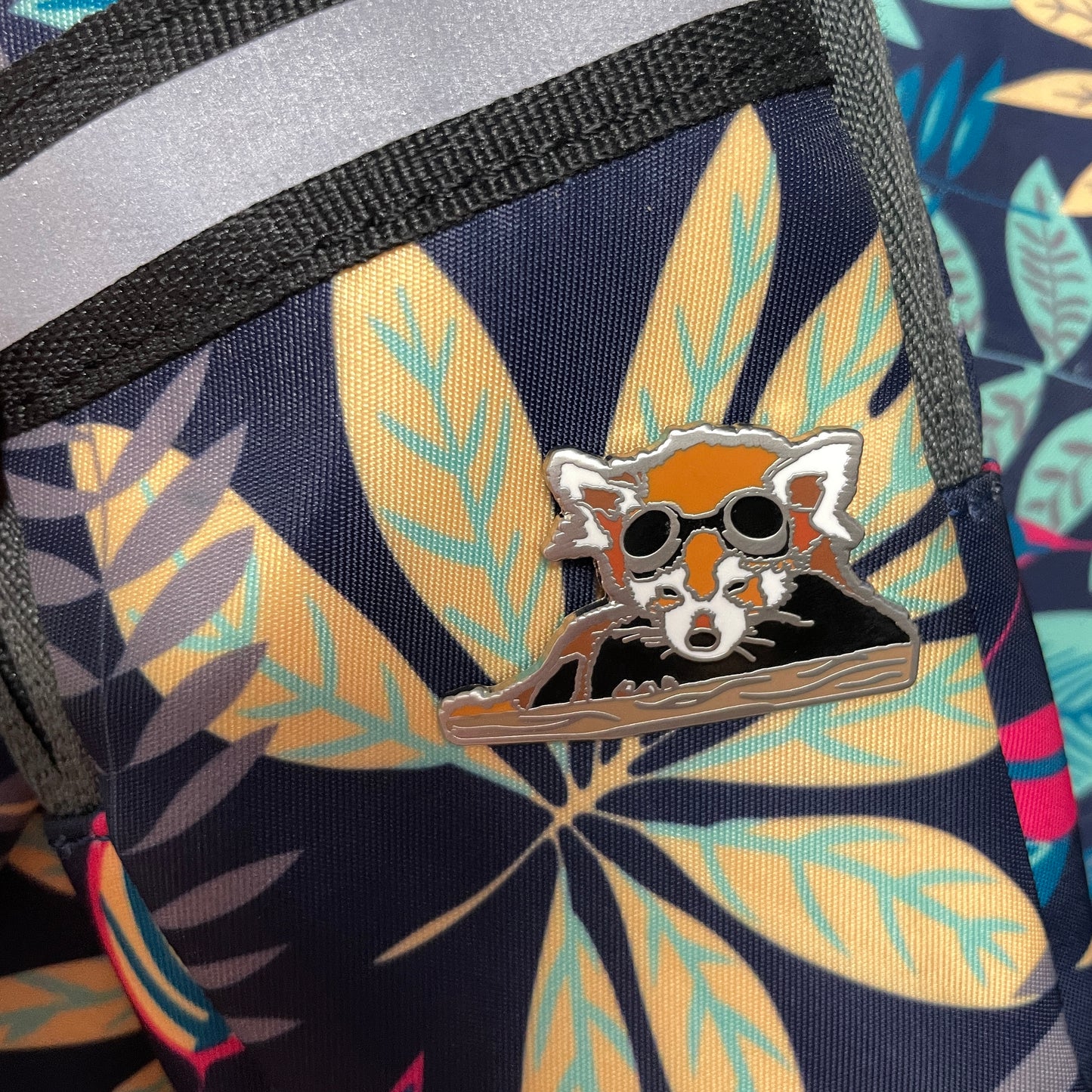 Red Panda in Goggles Hard Enamel Pin