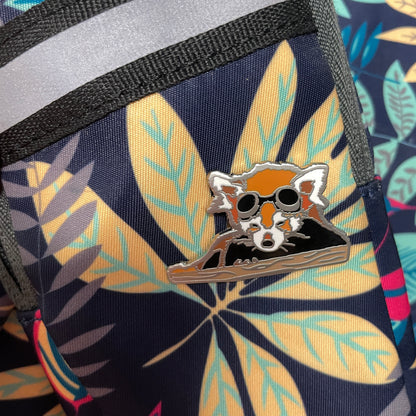Red Panda in Goggles Hard Enamel Pin