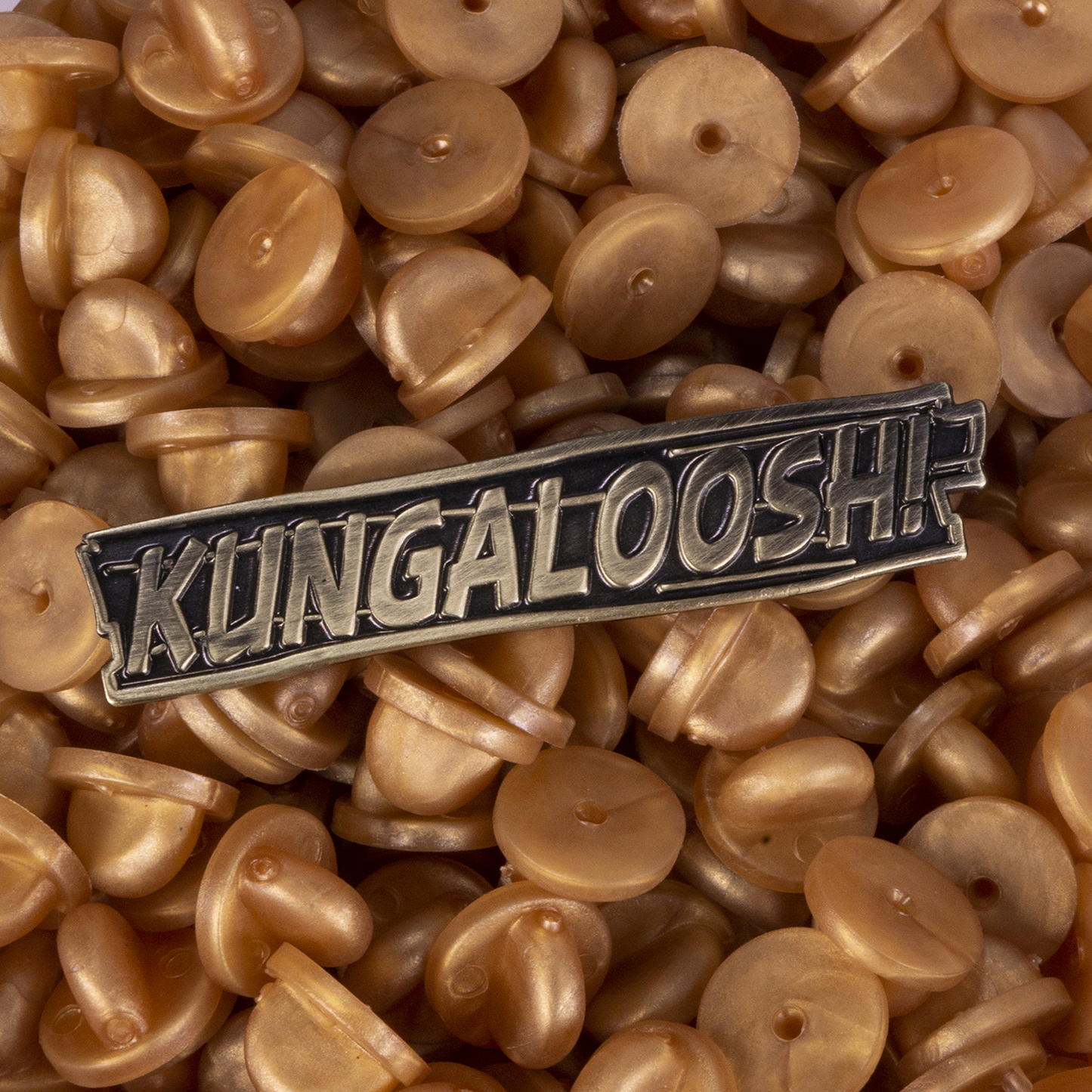 Kungaloosh! Adventurers' Club Greeting Die-Struck Pin (Bronze)
