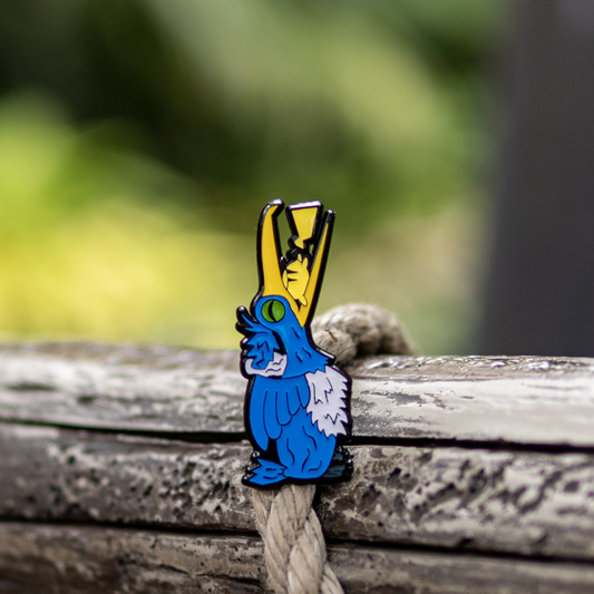 Gurgling Bird Pokémug Tiki Mug Pin