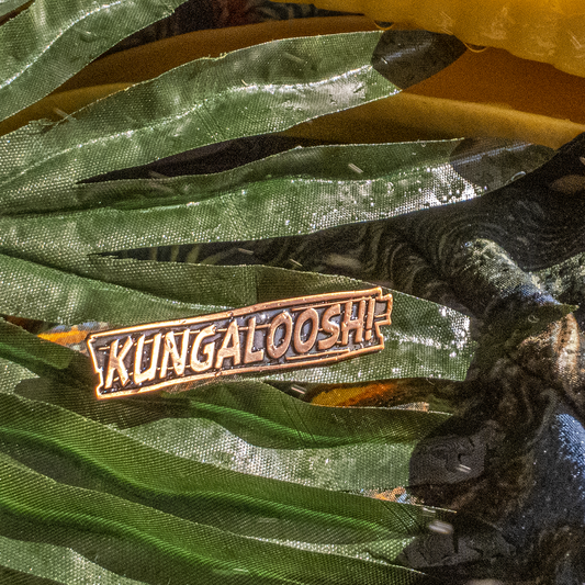 Kungaloosh! Adventurers' Club Greeting Die-Struck Pin (Copper)