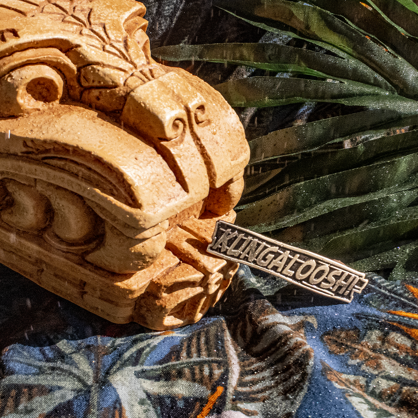 Kungaloosh! Adventurers' Club Greeting Die-Struck Pin (Bronze)