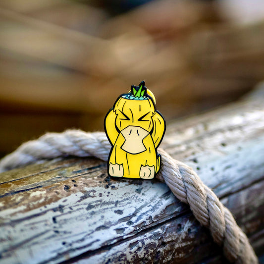 Psyuffering Duck Pokémug Tiki Mug Pin