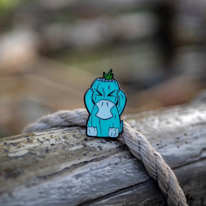 Psyuffering Duck Pokémug Tiki Mug Pin (Shiny Variant)