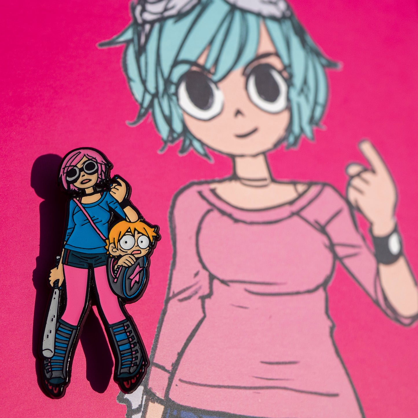 Battle Ramona W/Purse Scott Pin (Pink Hair Edition)