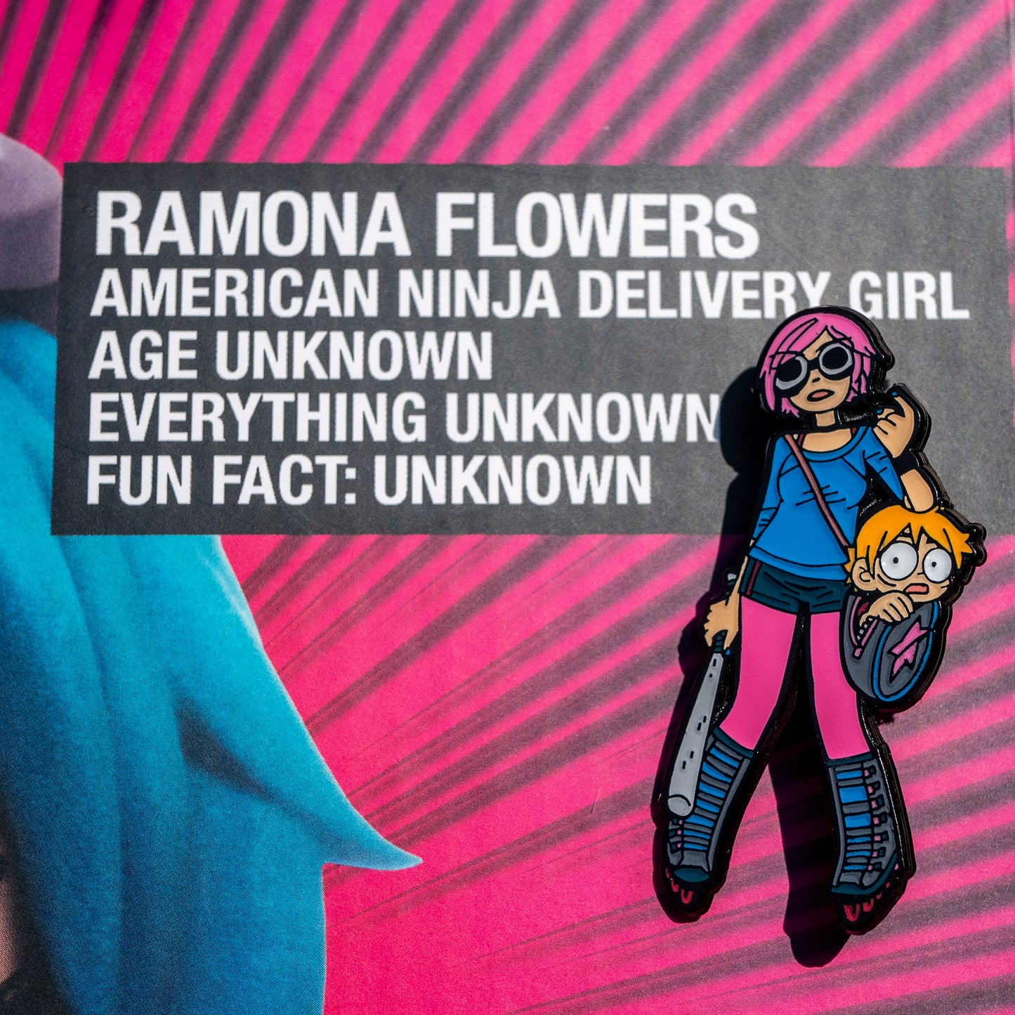 Battle Ramona W/Purse Scott Pin (Pink Hair Edition)