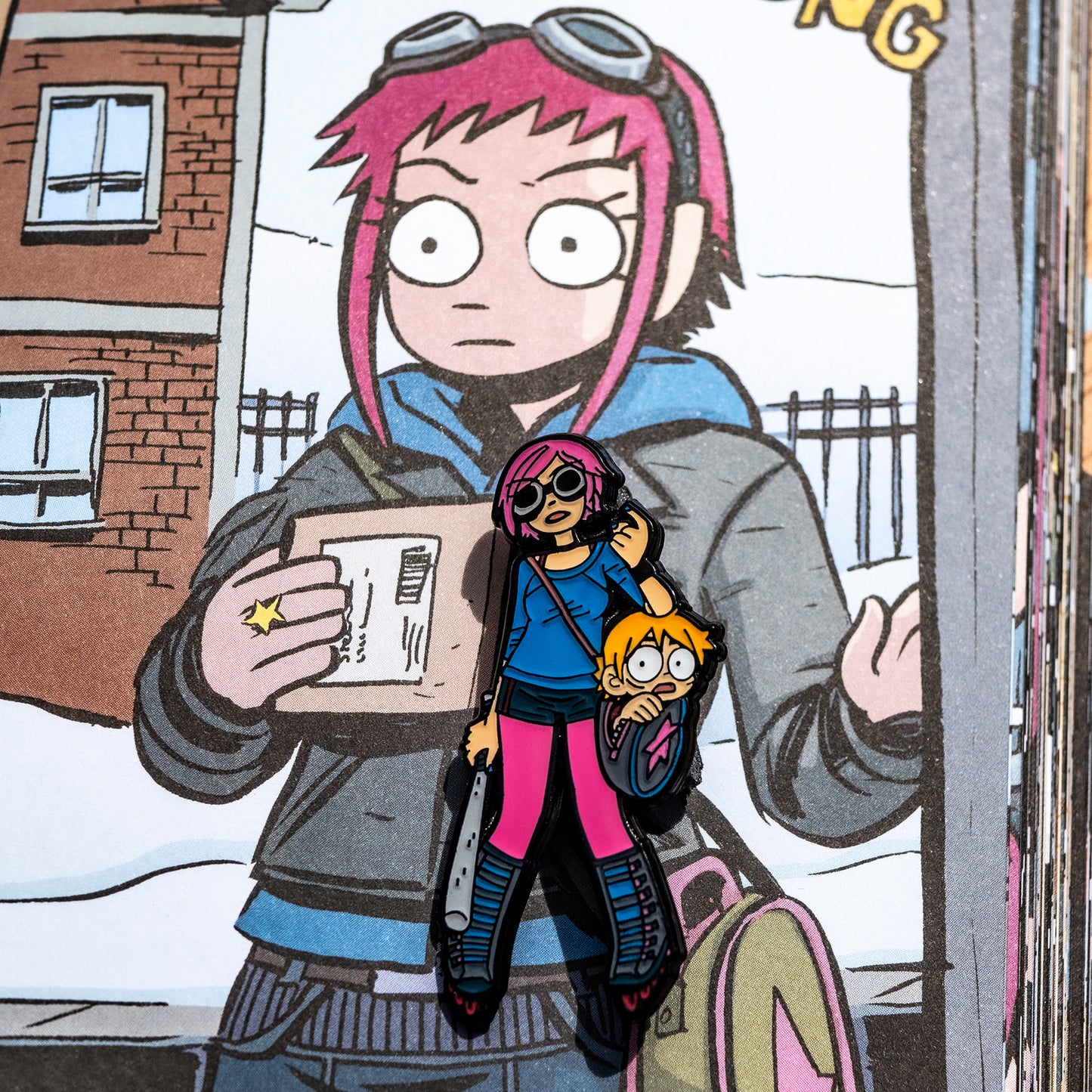 Battle Ramona W/Purse Scott Pin (Pink Hair Edition)
