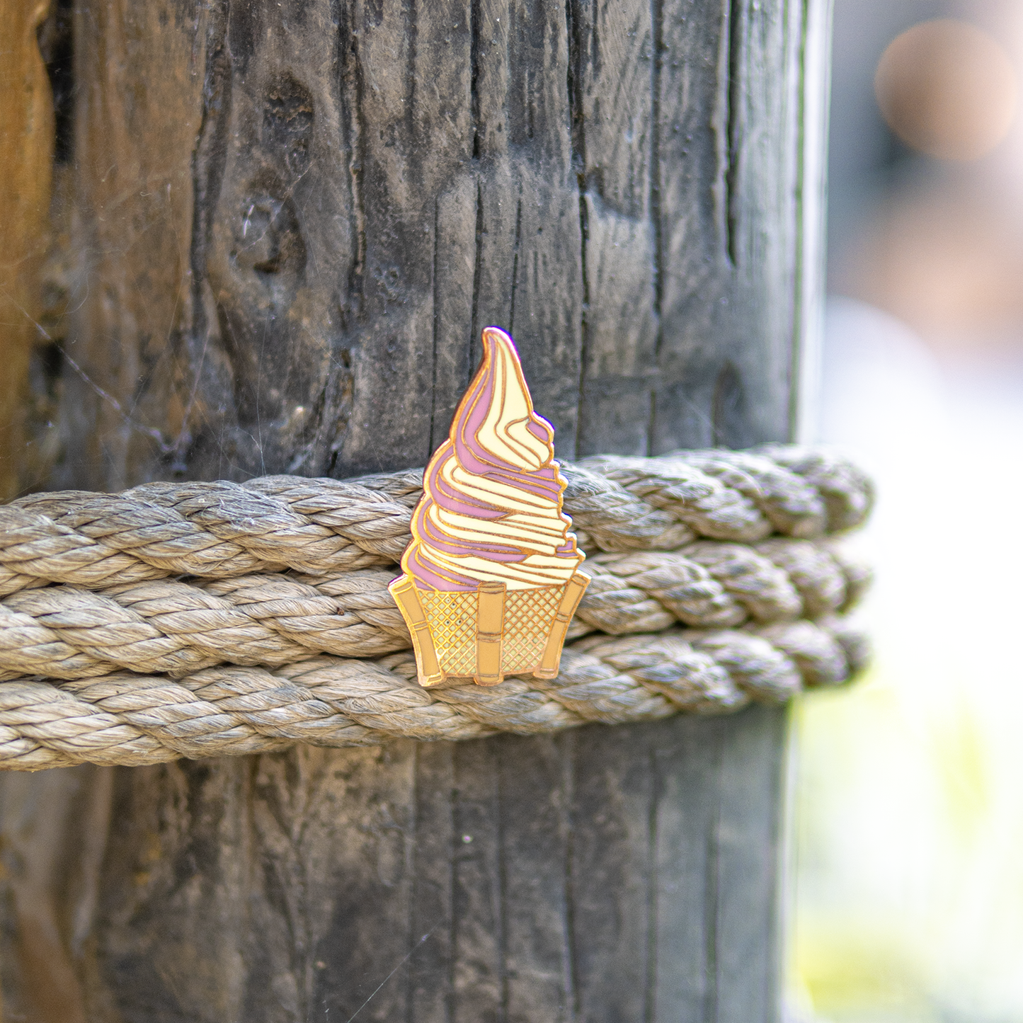 Cherry Pineapple Swirl Tiki Whip Pin